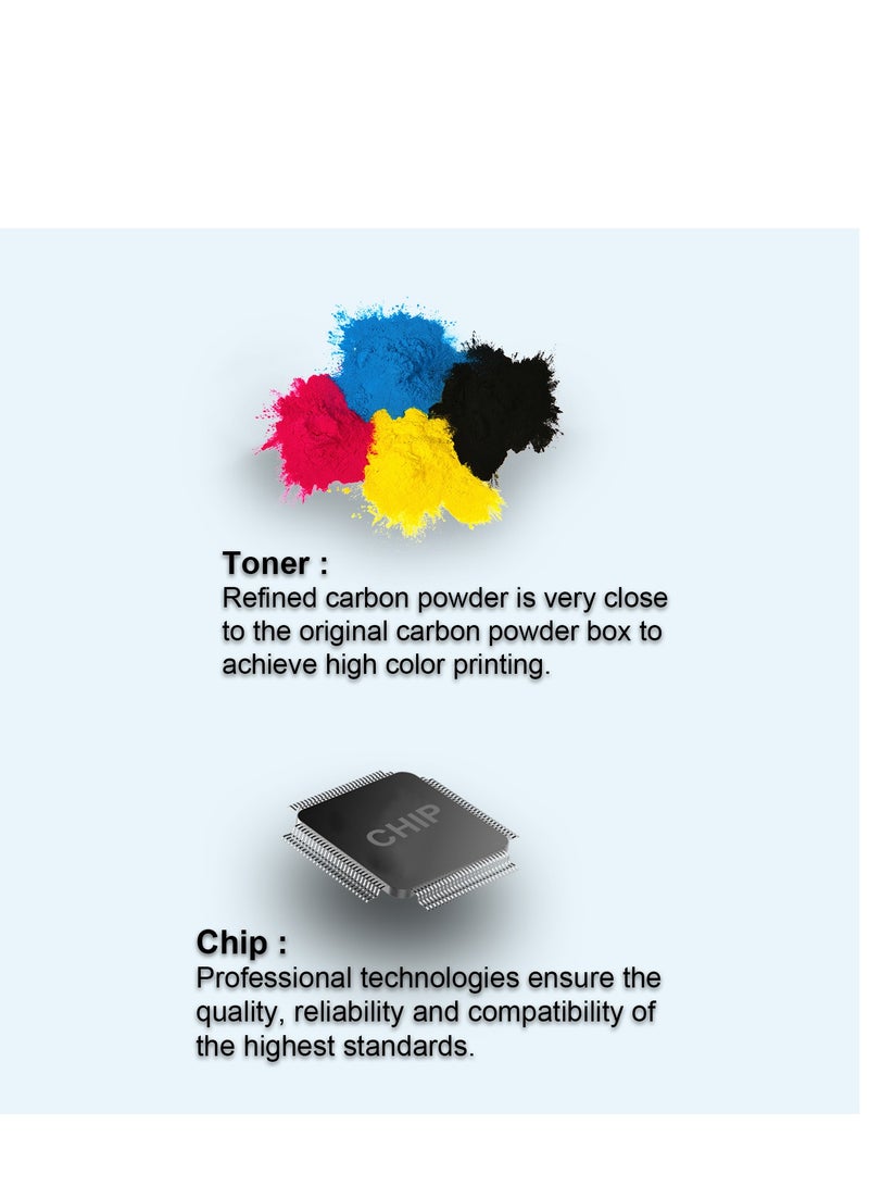 استا حبر ASTA 178nw 179fnw W2073A 117A متوافق مع طابعة الليزر الملونة 150a W 2073 117 A 178 179 150 nw fnw Magenta M خرطوشة حبر عالية الإنتاجية وعالية الجودة مستهلكات مكتبية Laserjet pr - Image 5